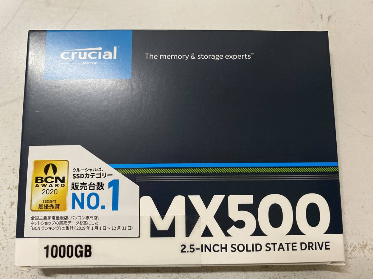 新品未開封】Crucial MX500 2.5インチ SSD SATA 1TB 1000GB 楽天市場