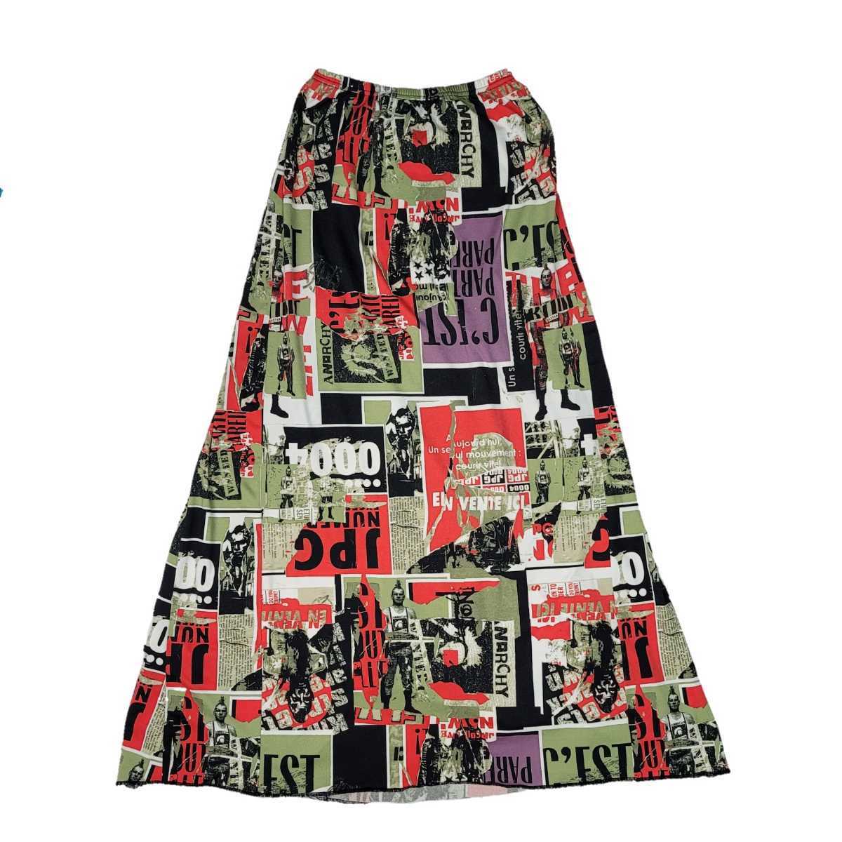 2000ss jean paul gaultier ANARCHY PUNK MESH SKIRT ゴルチエ 