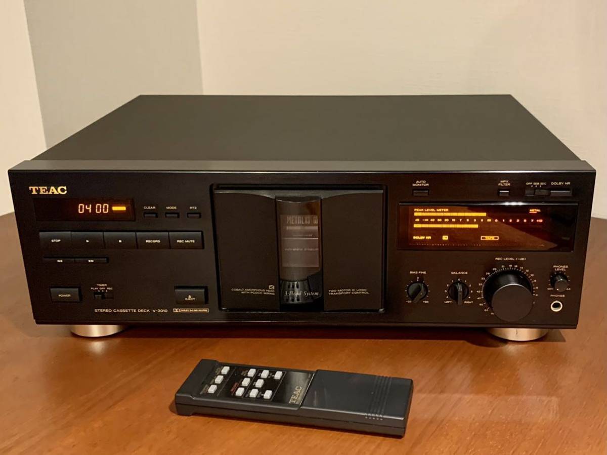 ティアック TEAC カセットデッキ 3ヘッド 録再可能・難有りTEAC 3