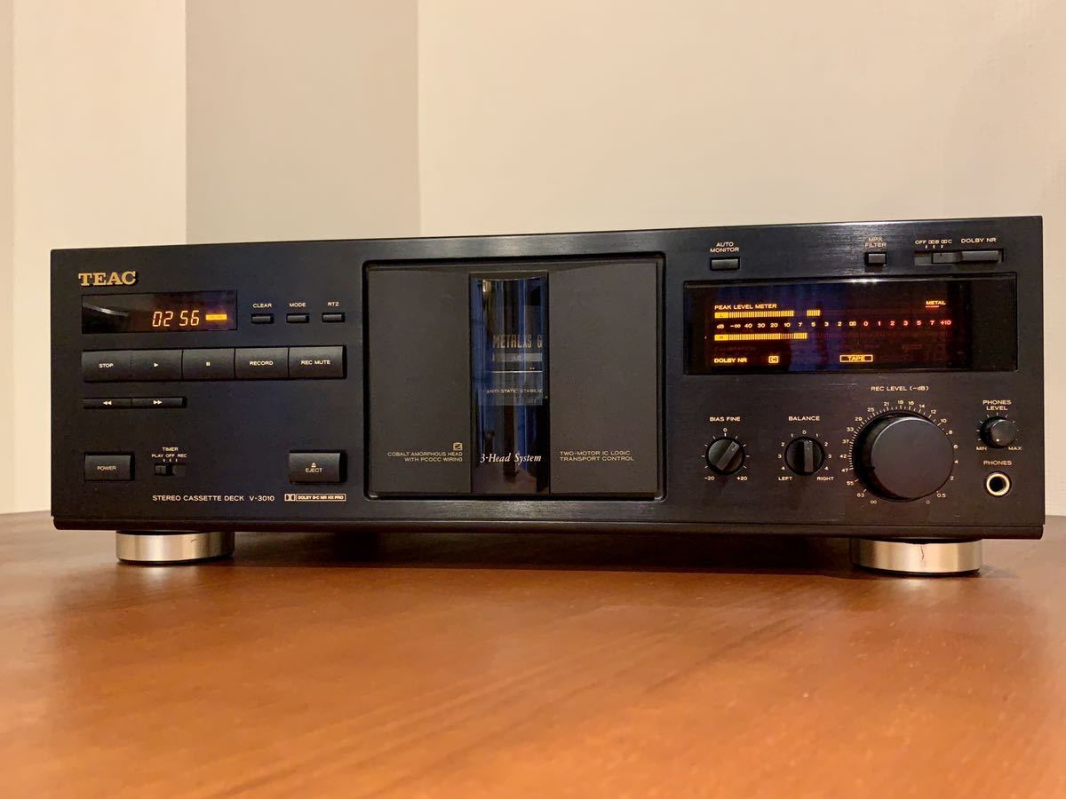 ティアック TEAC カセットデッキ 3ヘッド 録再可能・難有りTEAC 3