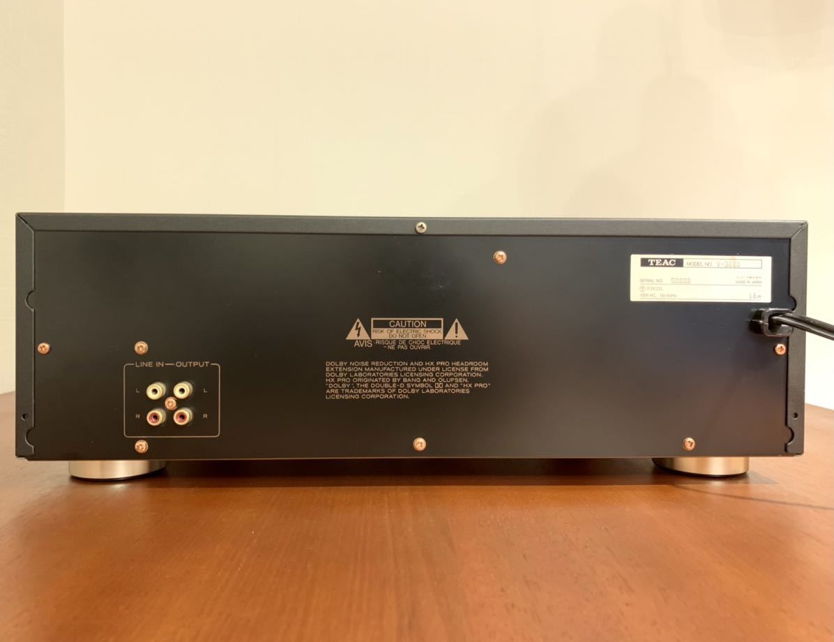 ティアック TEAC カセットデッキ 3ヘッド 録再可能・難有りTEAC 3