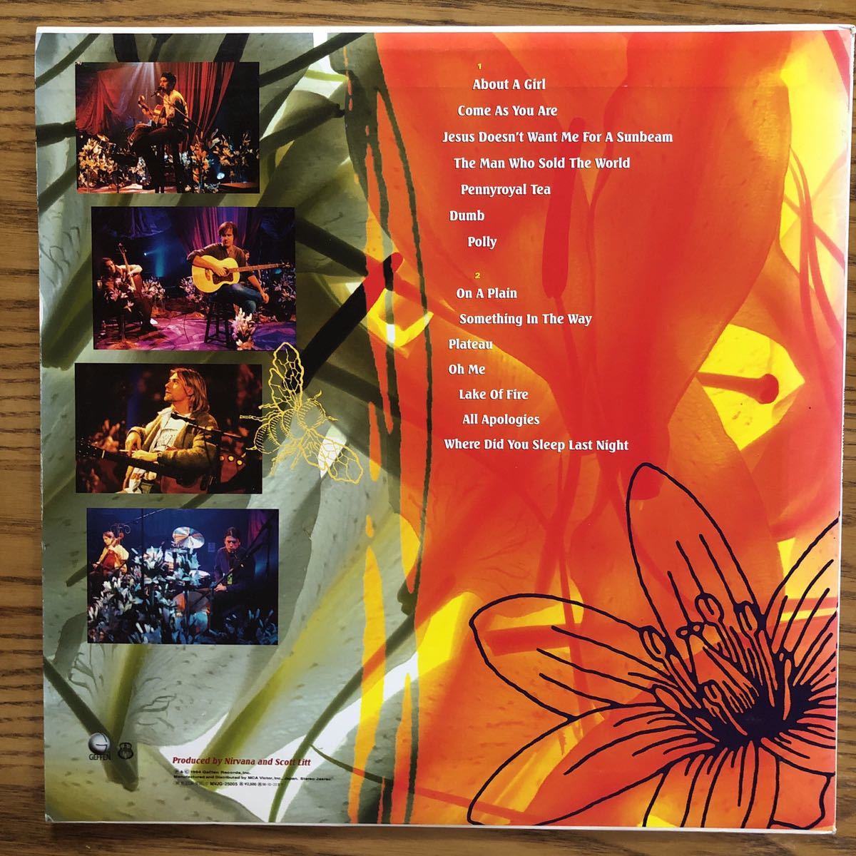 LP】NIRVANA ニルヴァーナ/MTV UNPLUGGED IN NEW YORK[ニルヴァーナ