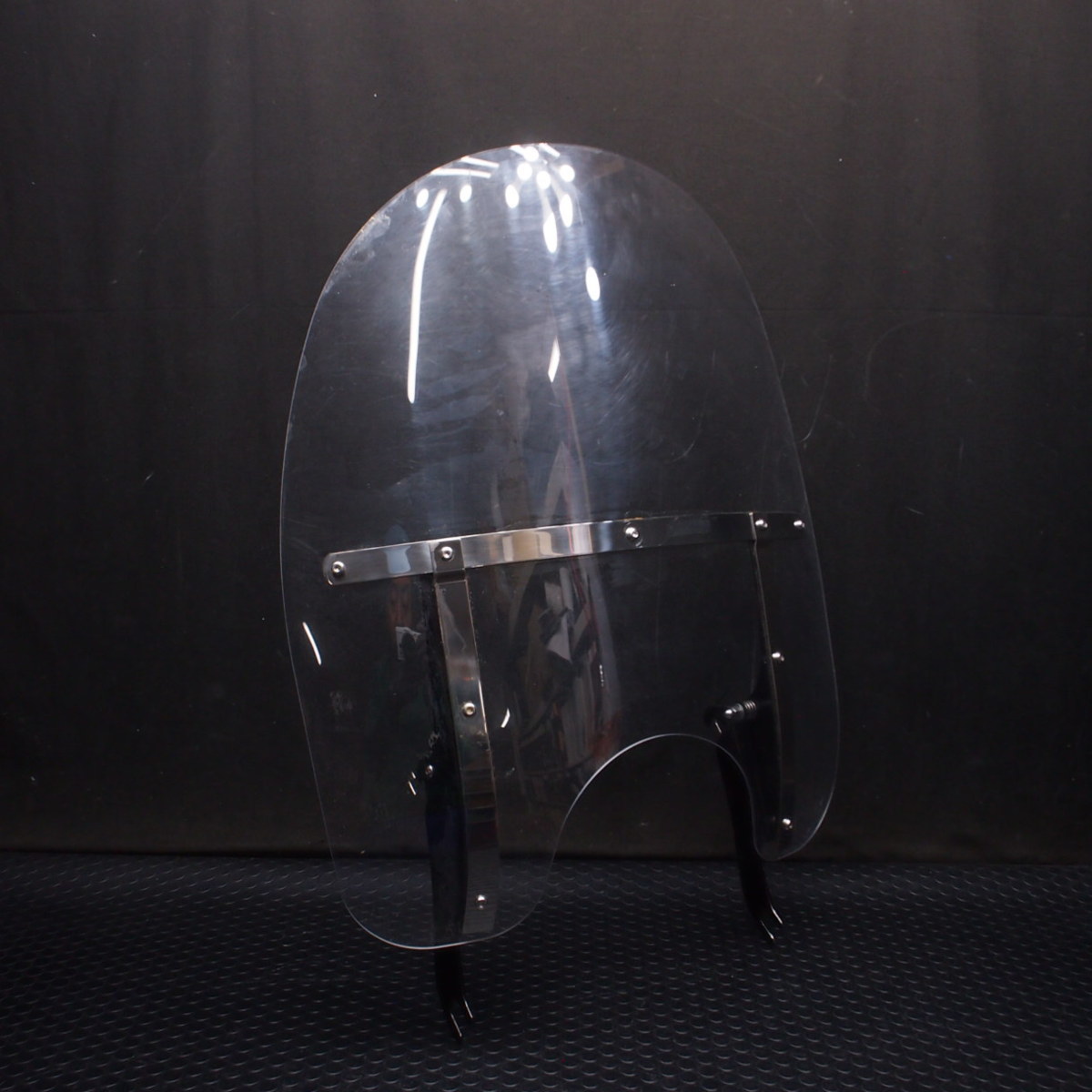 ハーレー.ソフテイル純正オプション.デタッチャブルウィンドシールド.スクリーン流用にFLSTFダイナFLHショベル.スポーツスター