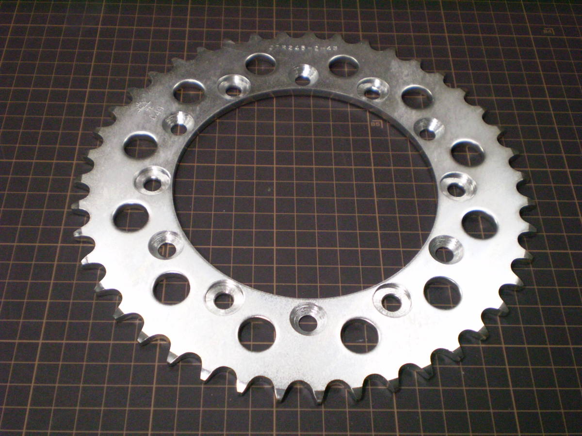 XL250R[MD03パリダカール] XL400R/500R/XL500S/XL600R/XR600R XR250R/500R リヤスプロケット43T/520