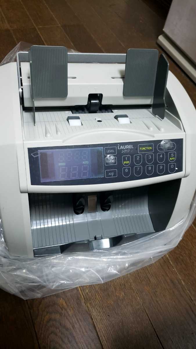 ローレルバンクマシン 紙幣計数機 J-717J 紙幣計数機 ローレルバンクマシン Laurel J-717 Banknote Point Money