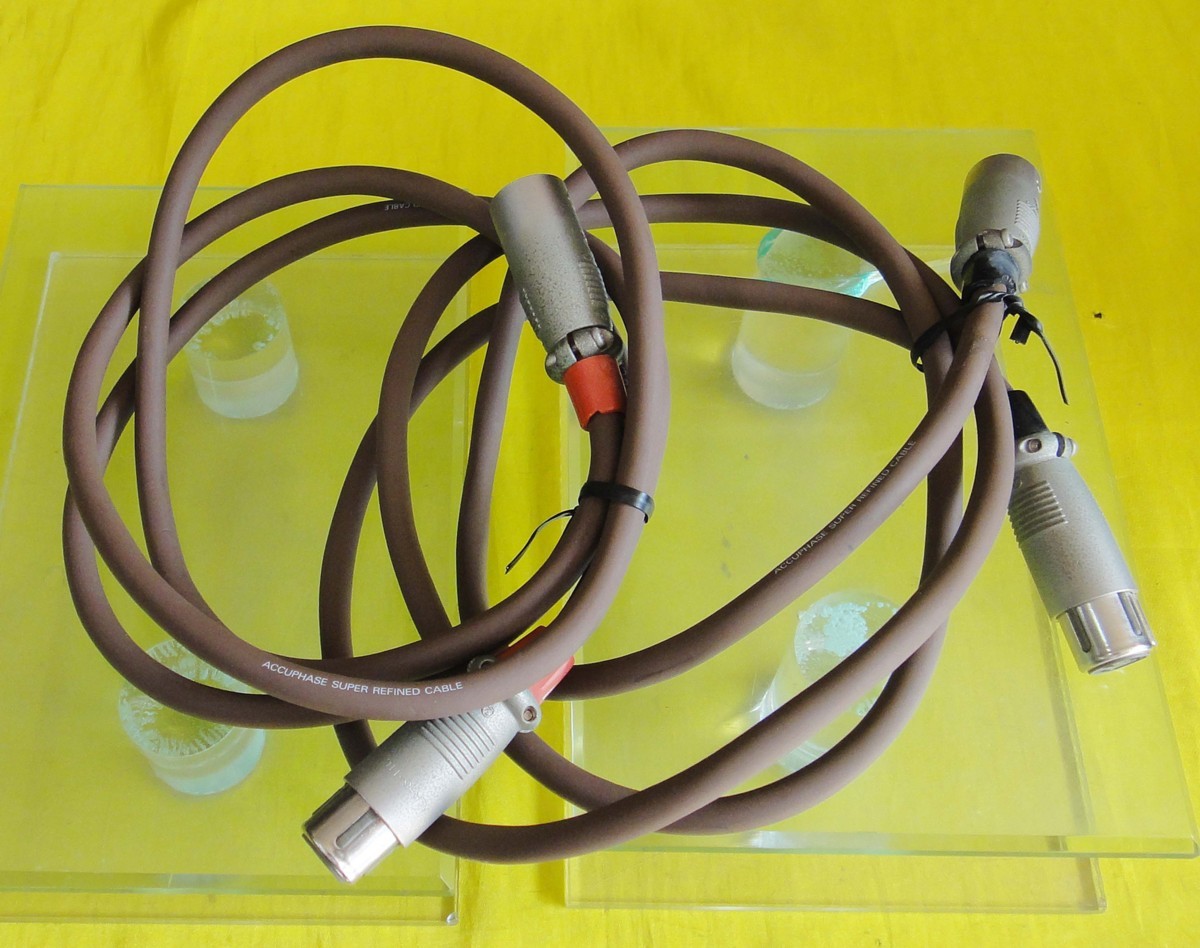 Accuphase/XLR Cable 『SUPER REFINED CABLE』1.5m×2 家電、AV、カメラ