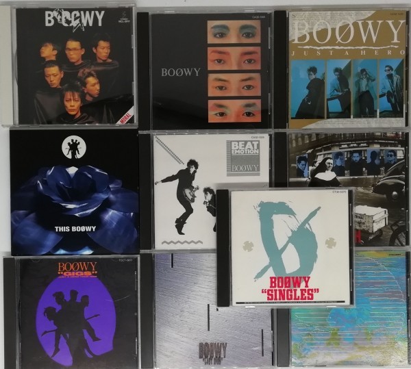 【BOOWY】　アルバム　CD　まとめて 10枚セット　ボーイ　ボウイ　BOWY
