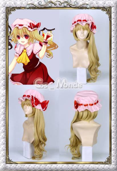 送料無料コスプレウィッグ 東方projectフランドールスカーレット 送料無料コスプレウィッグ 東方projectフランドールスカーレット