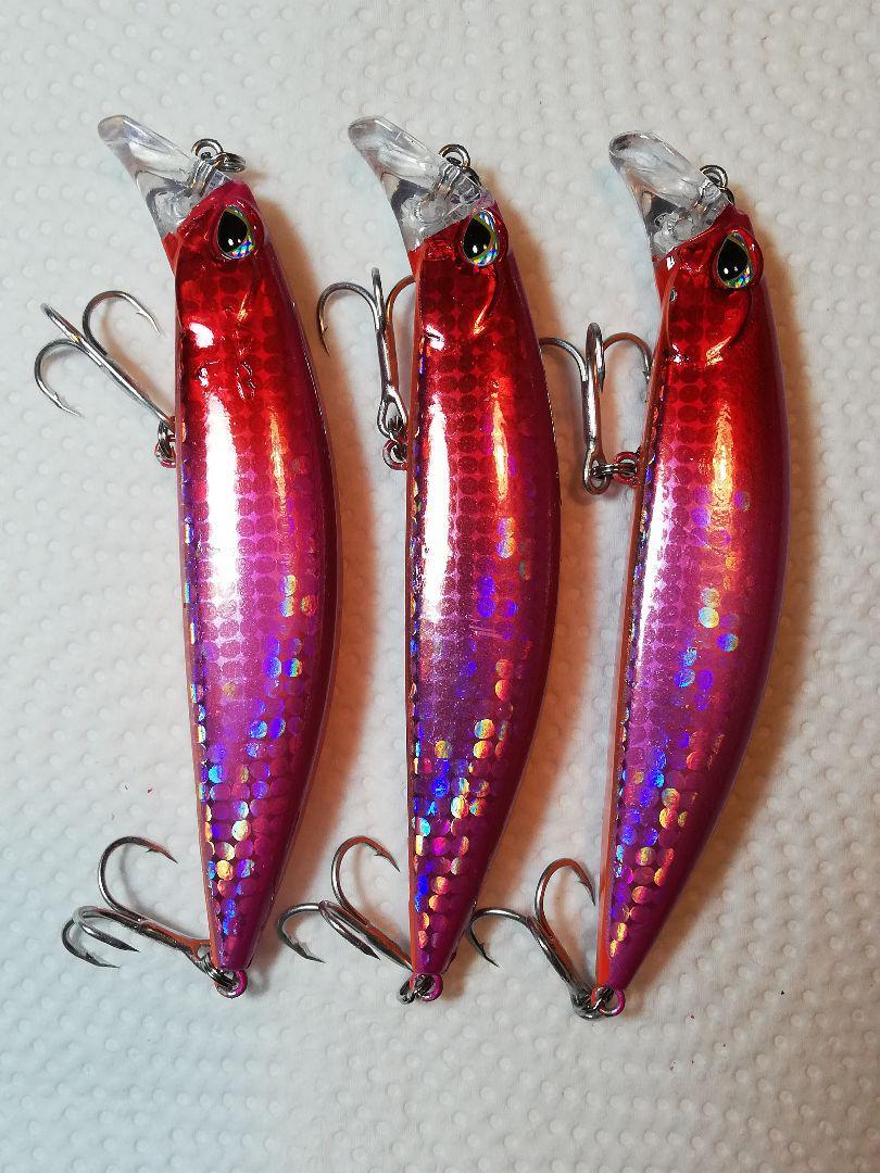 ルアー ヘビーシンキングミノー30g 3個セット ヒラメ ミノー 売買されたオークション情報 Yahooの商品情報をアーカイブ公開 オークファン Aucfan Com