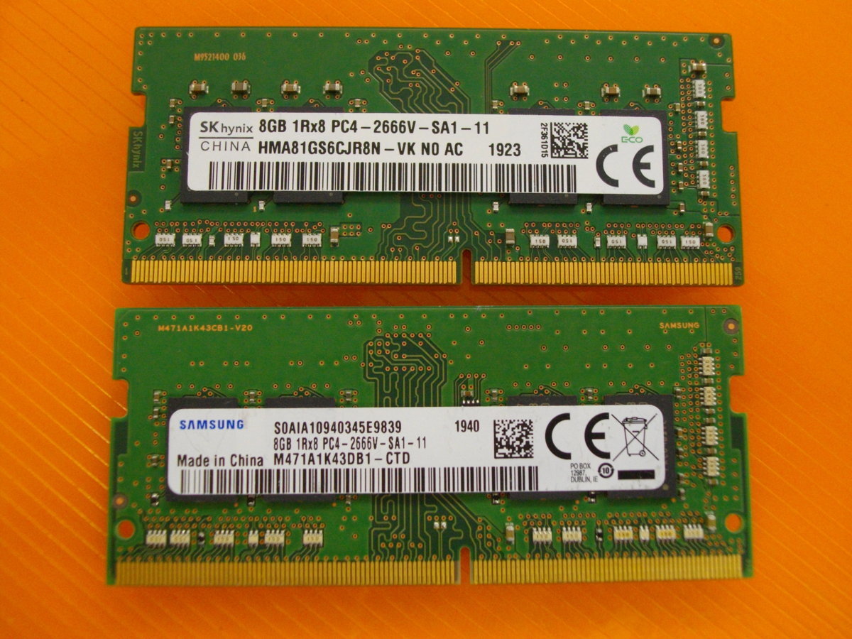 8GB Samsung PC4-2666V ノートPC用メモリ DDR4 SAMSUNG : 0 PC4-21300 