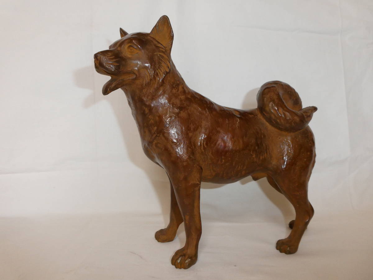 銅製 犬 秋田犬 置物 ブロンズ ３kｇ 銅製 売買されたオークション情報 Yahooの商品情報をアーカイブ公開 オークファン Aucfan Com