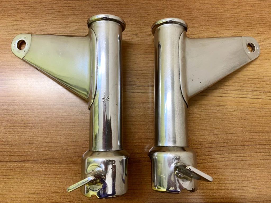 希少/当時！スーパーホークⅢ(CB400D)純正　ライトステー　cb250n /cb400n /ホーク/キジマ /beet /イノウエ/リード