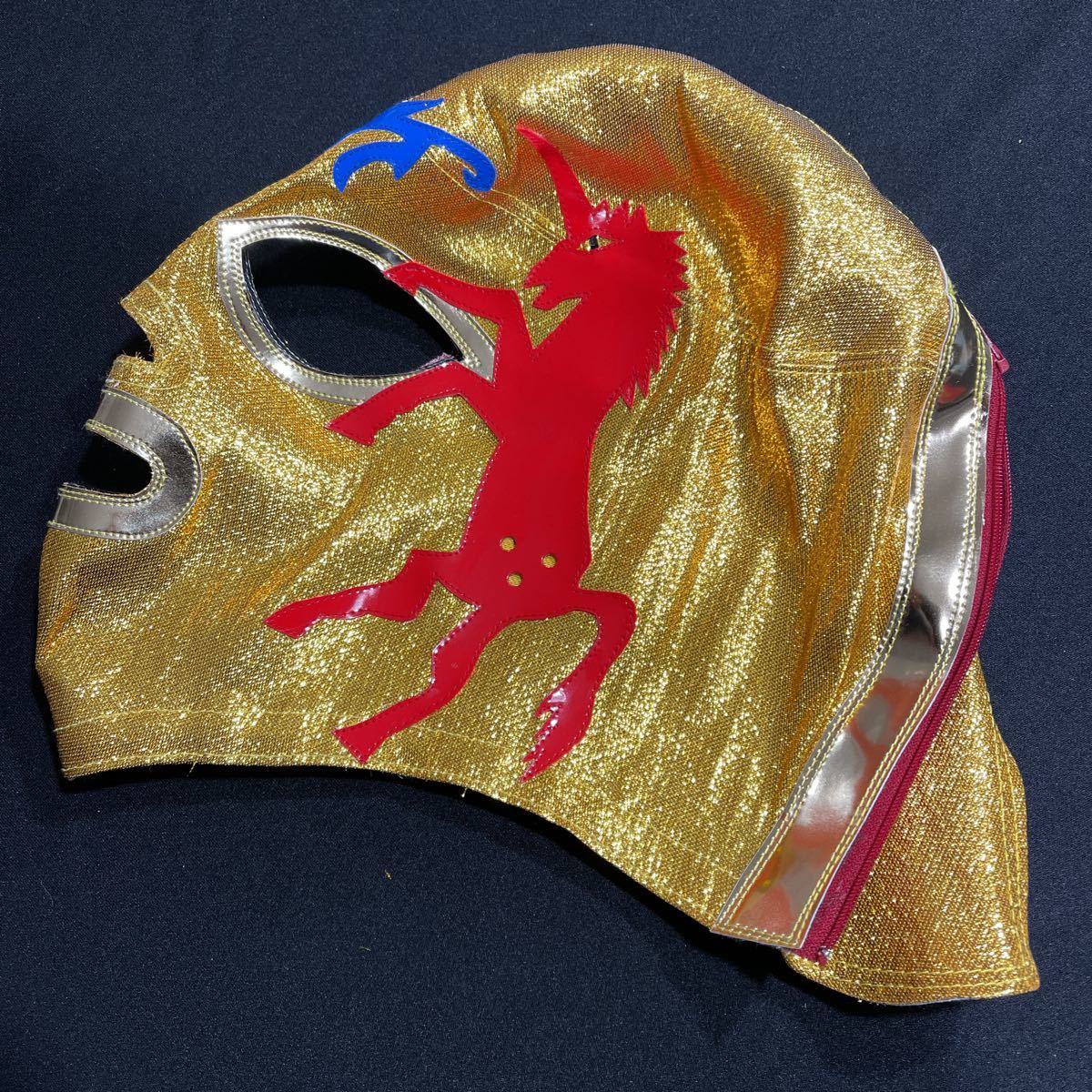 ミルマスカラス 金ラメ ドブレペガソ オーバーマスク ペガサス 