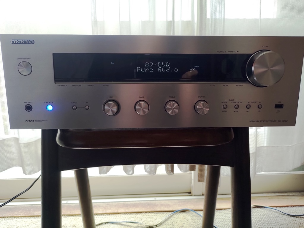 ONKYO ネットワークステレオレシーバー TX-8050 動作 TX-8050(S
