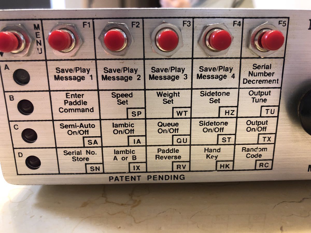 MFJ-492 Menu Driven Memory Keyer