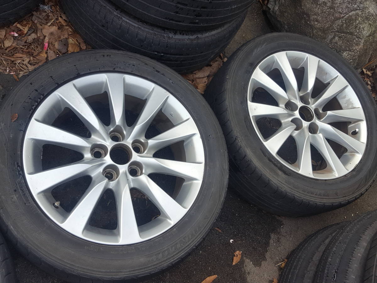 レクサスLS460中期 純正ホイール 235/50R18 4本
