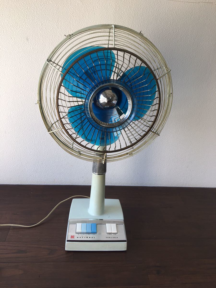 National F-30QE ナショナル 扇風機 昭和レトロ 【動作品】 扇風機