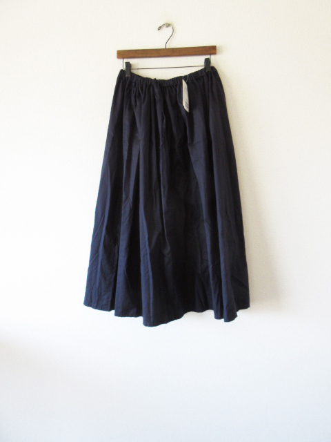 未使用 2020AW journal standard luxe / ジャーナルスタンダード ラックス 20060440210040 CSIツイル イージーギャザースカート NAVY