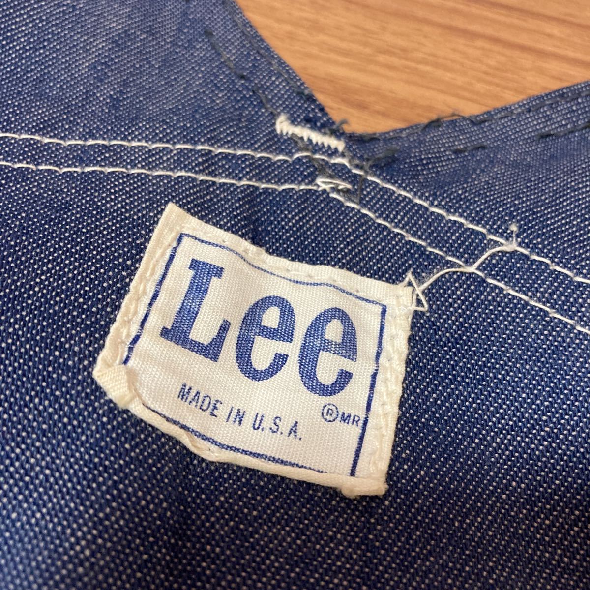 LEE オーバーオール オリジナル デニム 70年代 濃紺 ビンテージ 