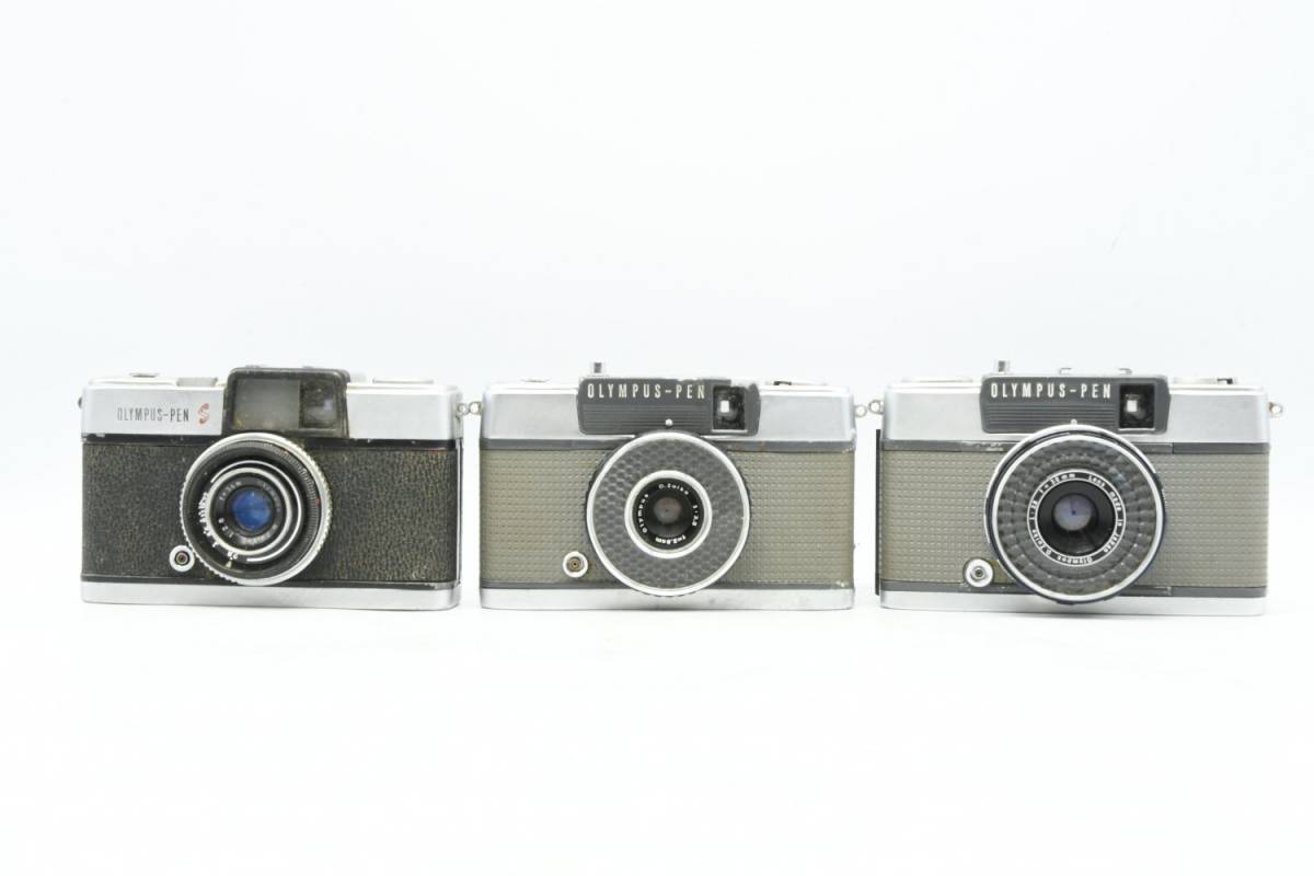 ◇ OLYMPUS オリンパス PEN S + PEN-EE + PEN EES-2 3台セット MF 