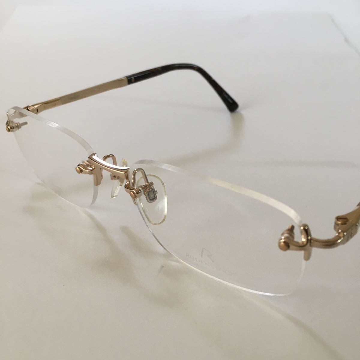 新品・未使用 ☆ RODENSTOCK ☆ フチなし メガネ フレーム チタン