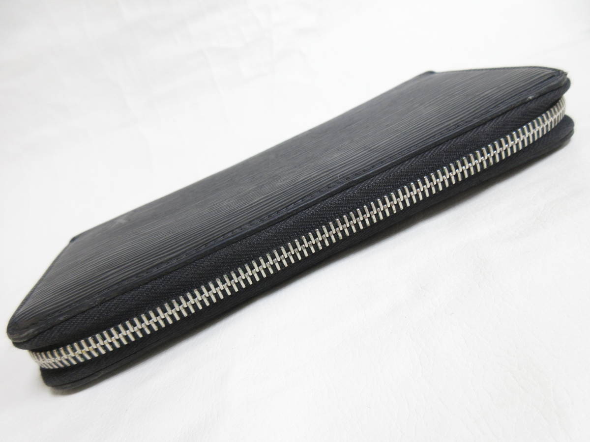 7987◇LOUIS VUITTON ルイヴィトン エピ 黒 M60072 ジッピーウォレット  