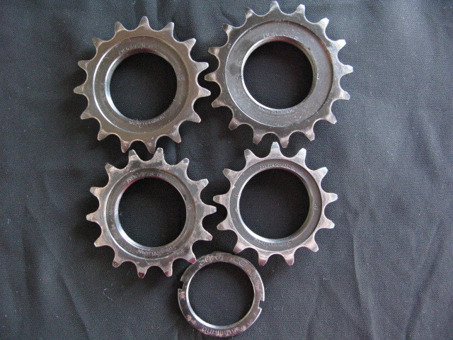 ピスト・競輪/NJS認定shimano【DURA-ACE】大ギア厚歯54T旧型中古品RF