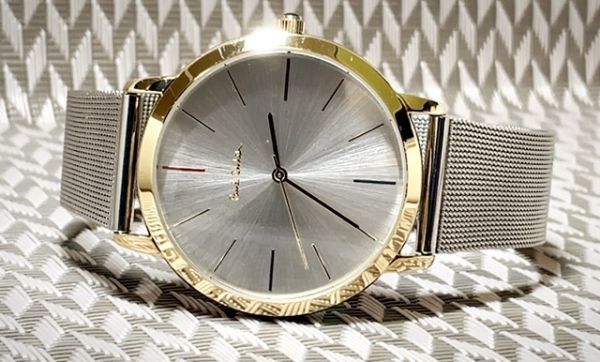 展示品 PAUL SMITH ポールスミス シルバーメッシュベルト シルバー 