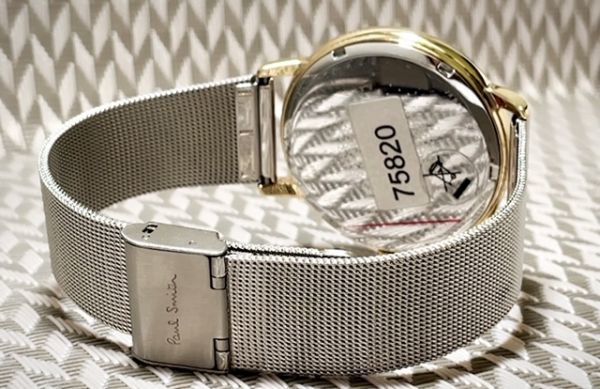 展示品 PAUL SMITH ポールスミス シルバーメッシュベルト シルバー 