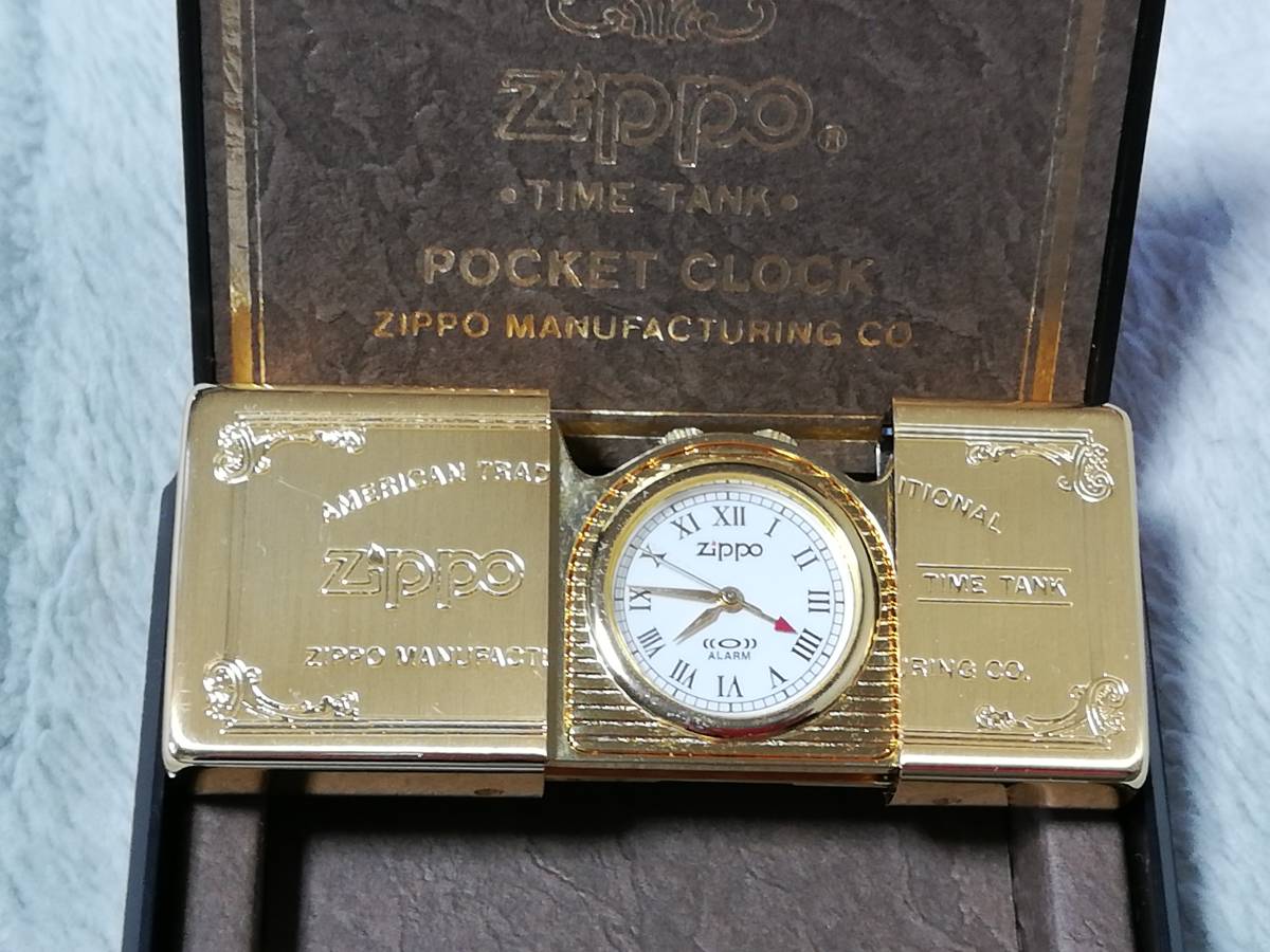 完品！ZIPPO TIME TANK ゴールド