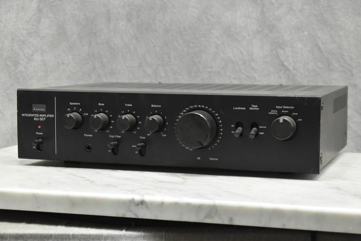 【現状品】Sansui サンスイ プリメインアンプ AU-307 サンスイ AU-307 プリメインアンプ Sansui 山水 SANSUI メルカリ AU