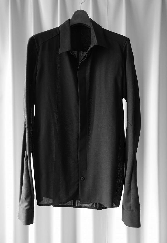 送料込 匿名配送 DEVOA ウールシャツ size1