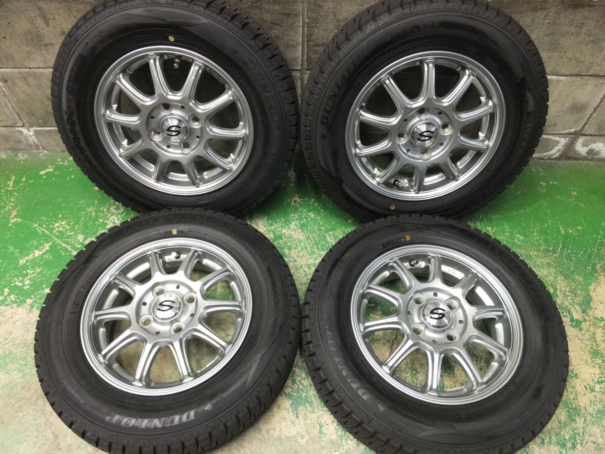 超バリ溝 綺麗 ほぼ10分☆スタッドレス 超バリ溝！20年！綺麗！ほぼ10