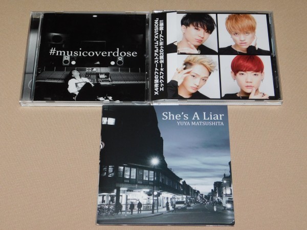 松下優也 CD #musicoverdose　サイン入り 松下優也 メンバーの個の強さで一線を YUYA（松下優也）率いるX4はなぜ