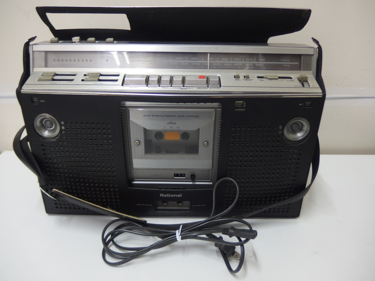 Zク1442 National ナショナル ラジカセ RX-5300 カセット再生〇 中古