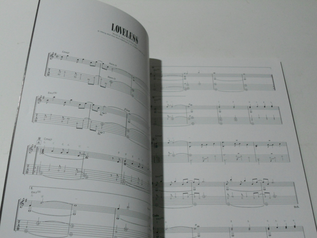 ☆LUNA SEA CD付きギタータブ譜スコア ギター・ソロ・インストゥル  