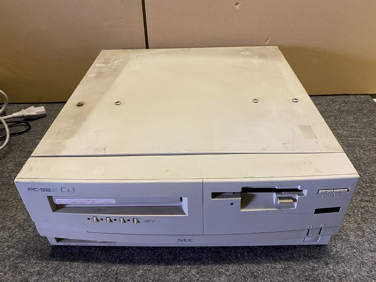 NEC PC-9821 FDDからのDOSブートOK HDDは初期化後に壊れまし