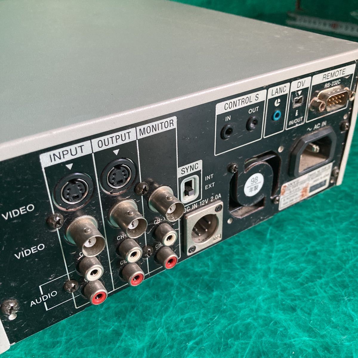 ☆中古⁄動作品 ☆SONY DSR-20 業務用DVCAMレコーダー○現状品