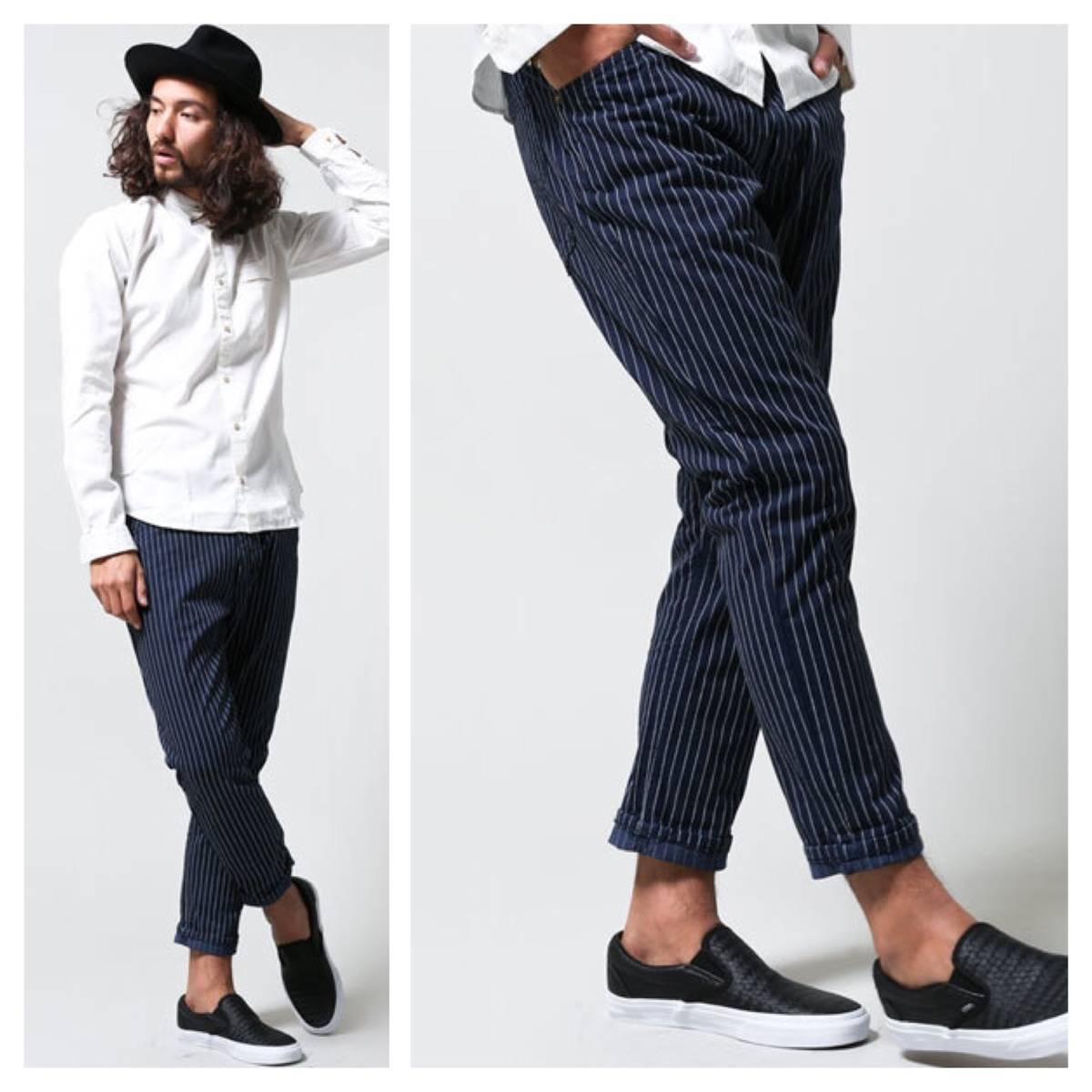 美品☆ナノユニバース Lee別注 PATTERN ANKLE PT ウォバッシュ 