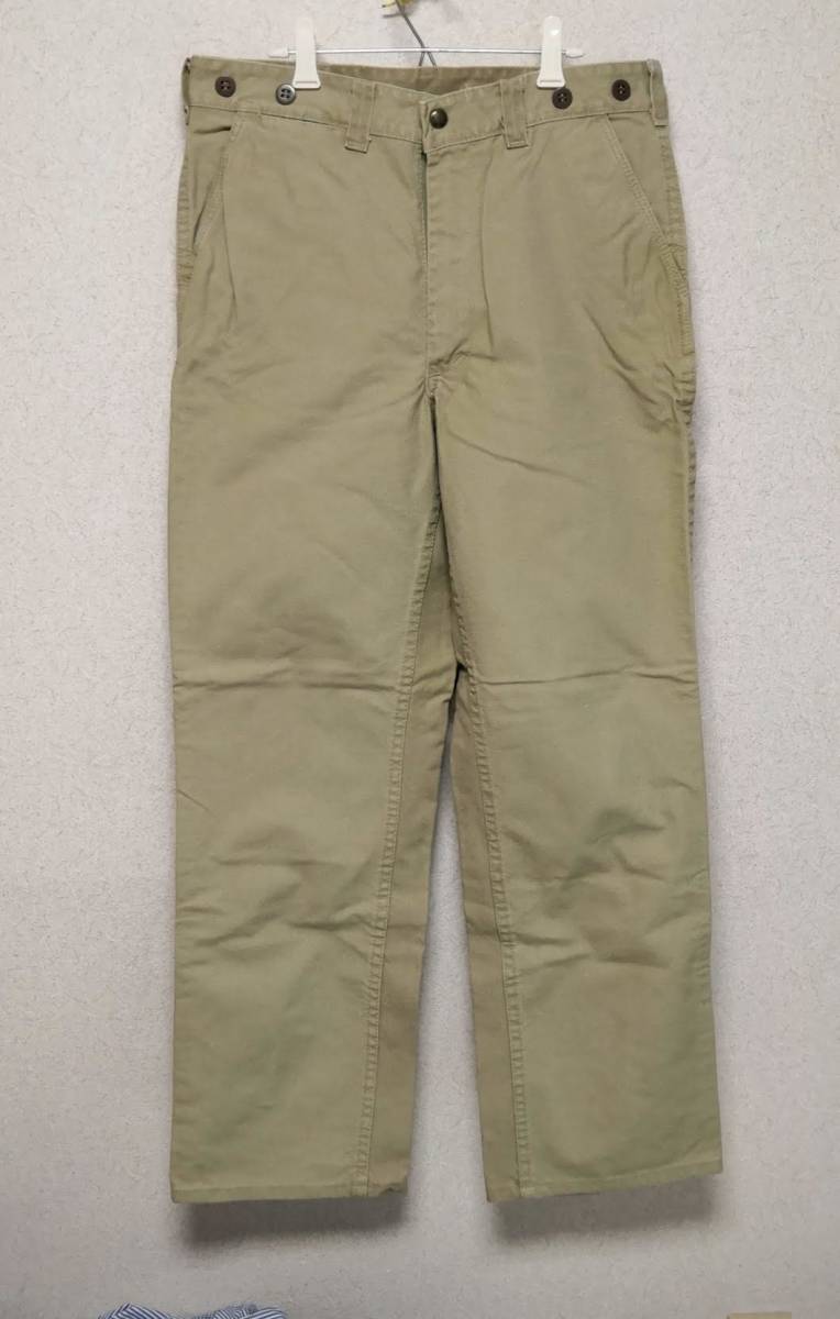 ■FILSON■フィルソン■TIN PANTS■ティンパンツ■綿100％■80’sビンテージ■USA製■表示サイズ33■