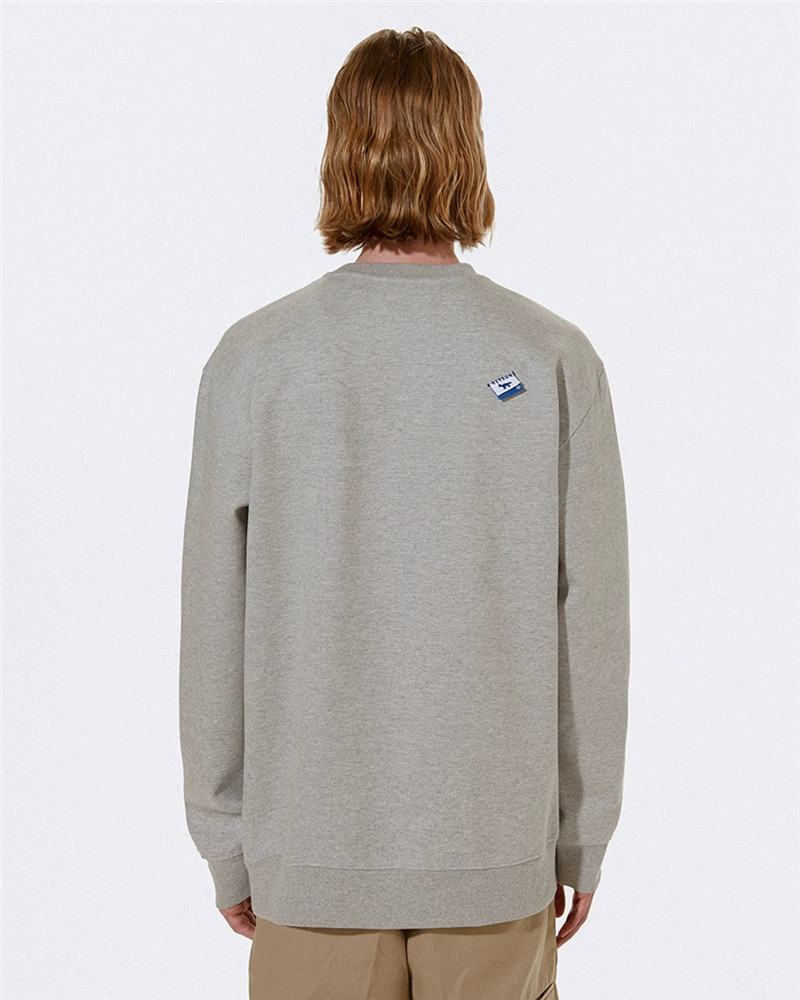 ADER ERROR×MAISON KITSUNE□Fog fox sweatshirt グレー A1□メゾン 