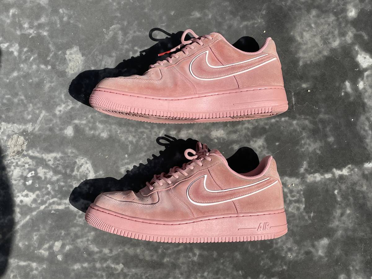 エアフォース1 airforce1 ピンク スエード 27.5cm 0 FORCE AIR 希少 