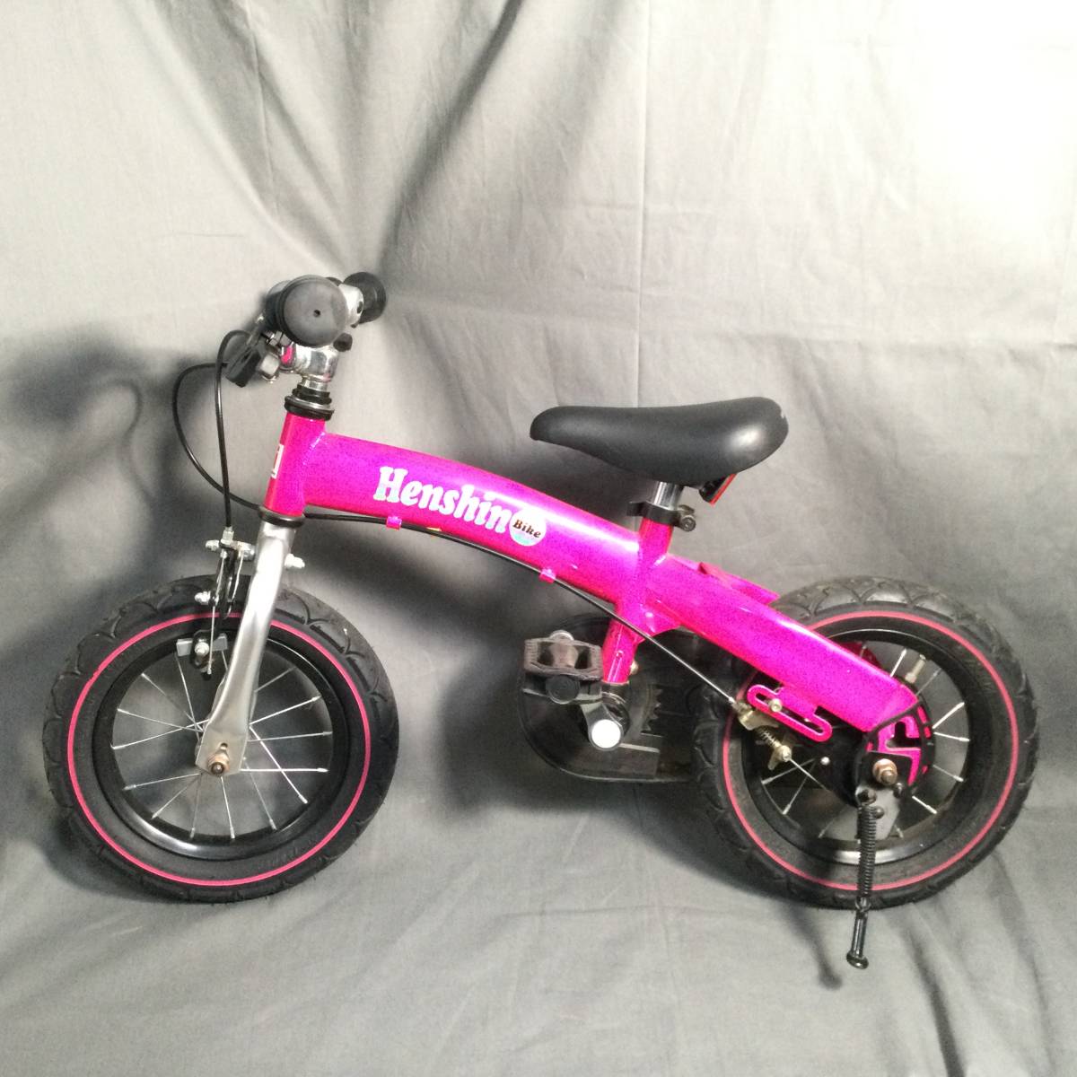 Henshin Bike バランスバイク ピンク へんしんバイク Henshin 自転車