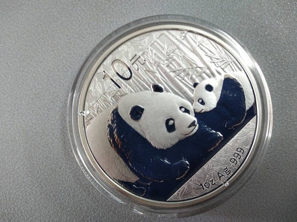 中国 パンダ 1oz 銀貨 2000年 希少】【銀行振込割引なし】【会員様割引