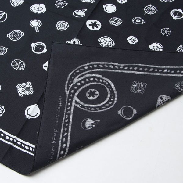 送料198円■ap137■▼snow peak コットンバンダナ 2種 4点【シンオク】【クリックポスト発送】 スノーピーク Bandana バンダナ snow NOASOBI Peak)
