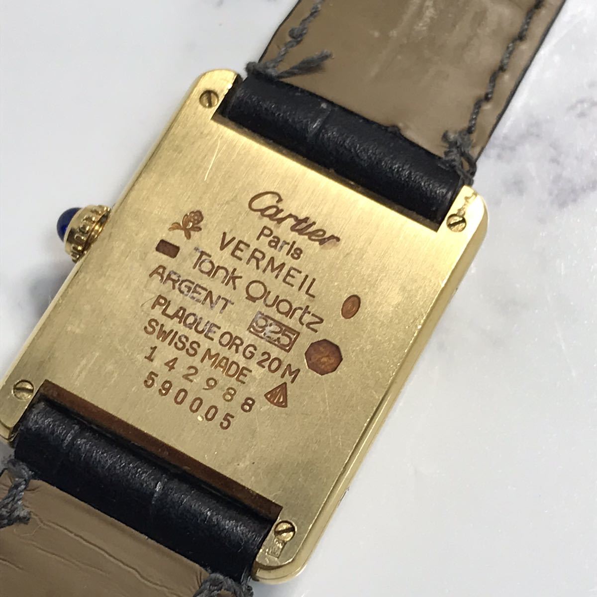 カルティエ ヴェルメイユ マストタンク Cartier SM 腕時計 時計 タンク 