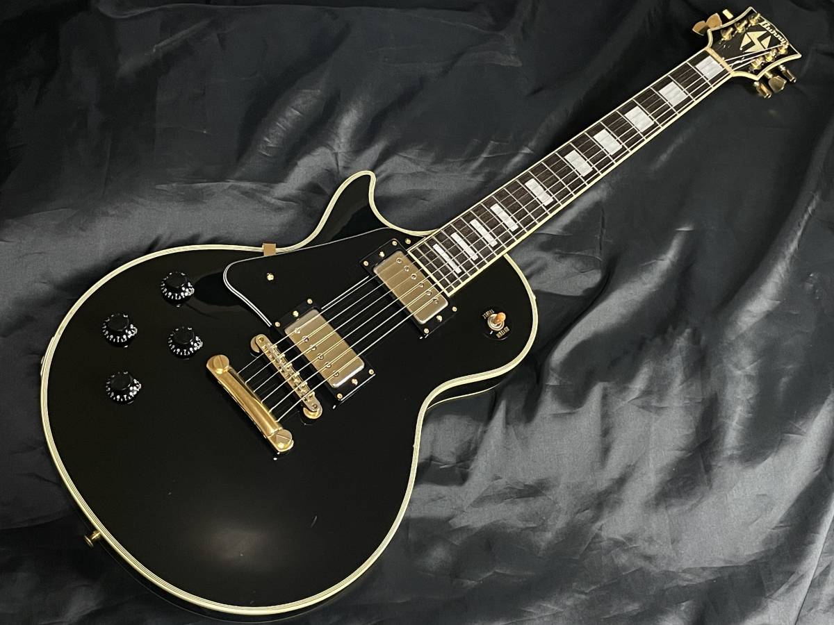 Burny RLC-60 BLK レフティ Les Paul Custom 80年代後期 イナズマ