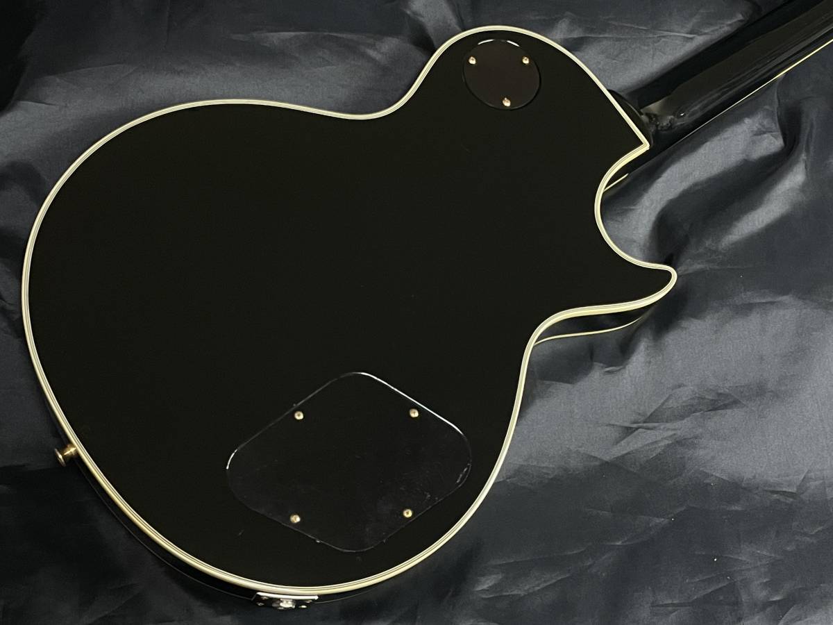 Burny RLC-60 BLK レフティ Les Paul Custom 80年代後期 イナズマ 
