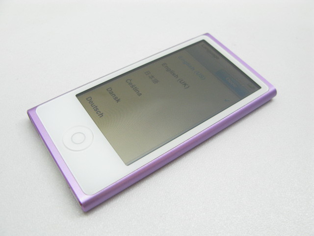iPod nano 16GB - Apple 第7世代 A1446 Nano 新品同様品 Purple 7th