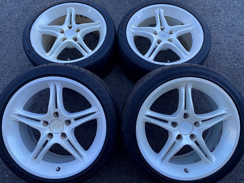 ヨコハマ ADVAN AVS モデル5 8.5J9.5J シルビア 180SX フェアレディZ 